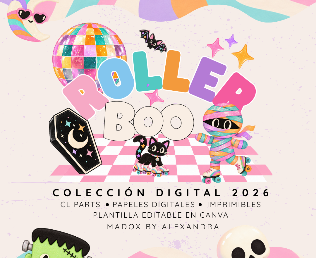 Roller Boo  - Colección Digital Halloween 2026