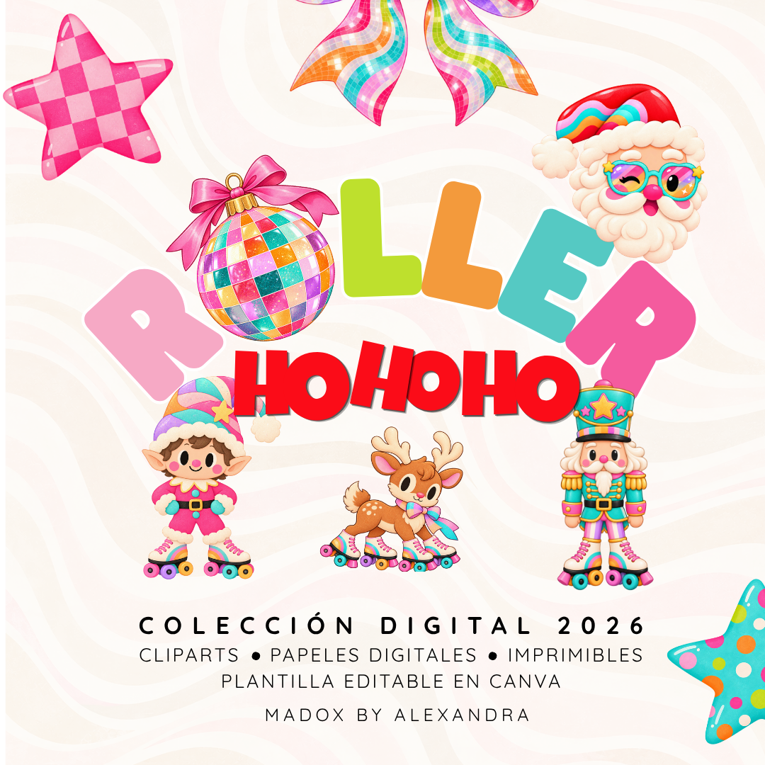 Roller HoHoHo - Colección Digital Navidad 2026